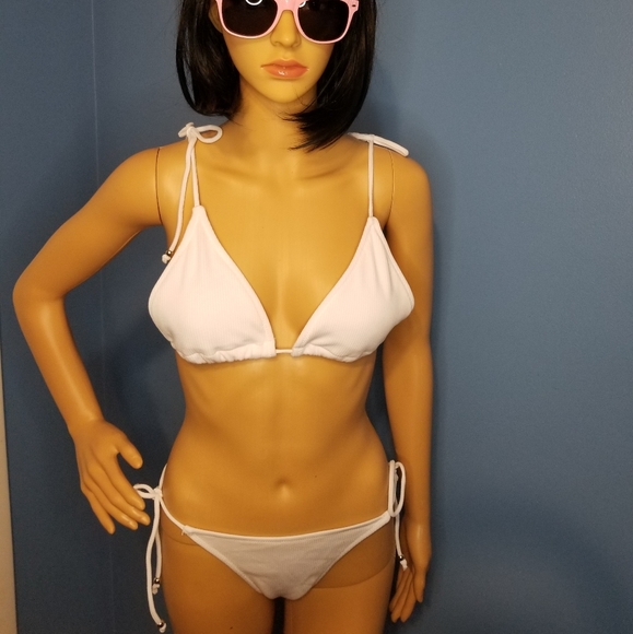 Other - New w/out tag white string bikini sz M